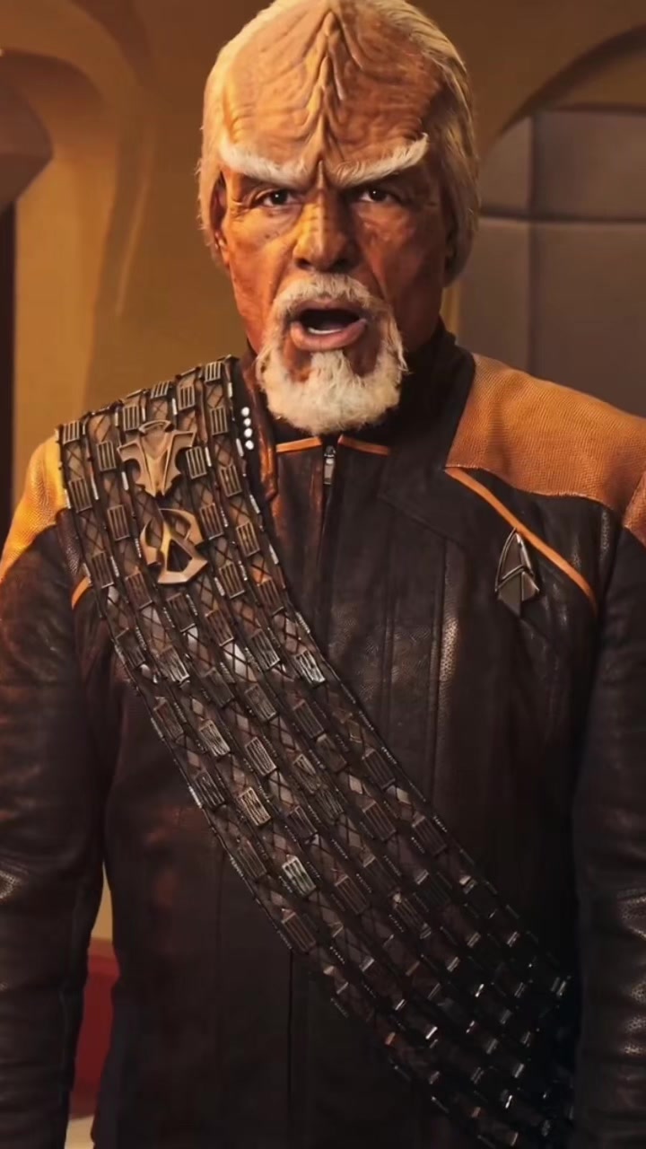 Worf upset with Starfleet TikTok